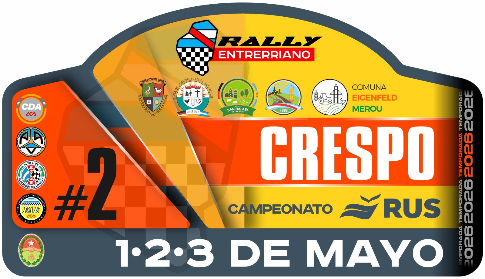 🏁RALLY ENTRERRIANO: ASI SERÁ CRESPO🏁